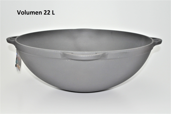 22 Liter Kazan aus Gusseisen ohne Deckel